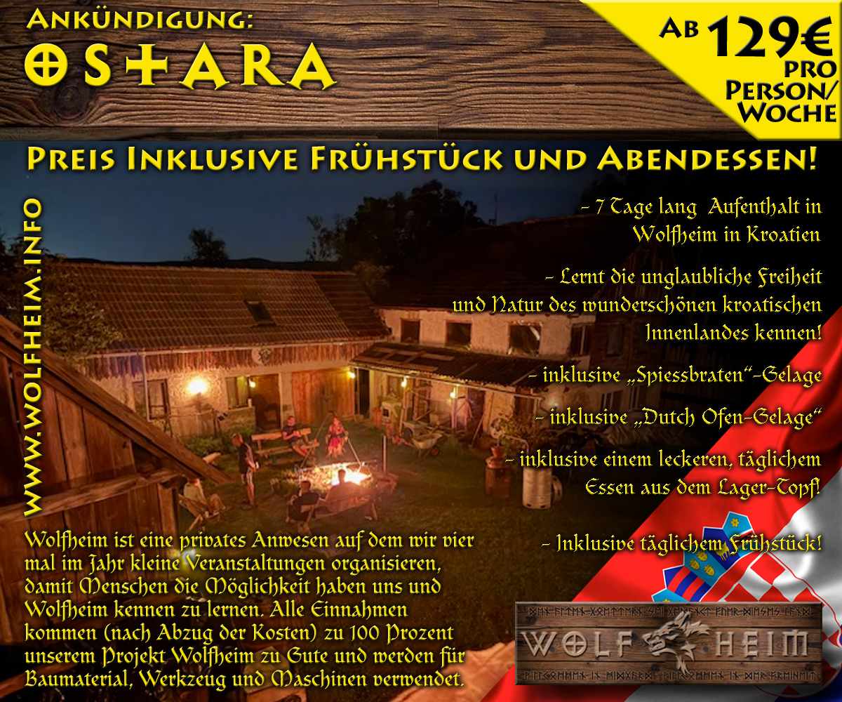 Ostara 2026 - Sa. 4.4. bis Sa. 11.4.